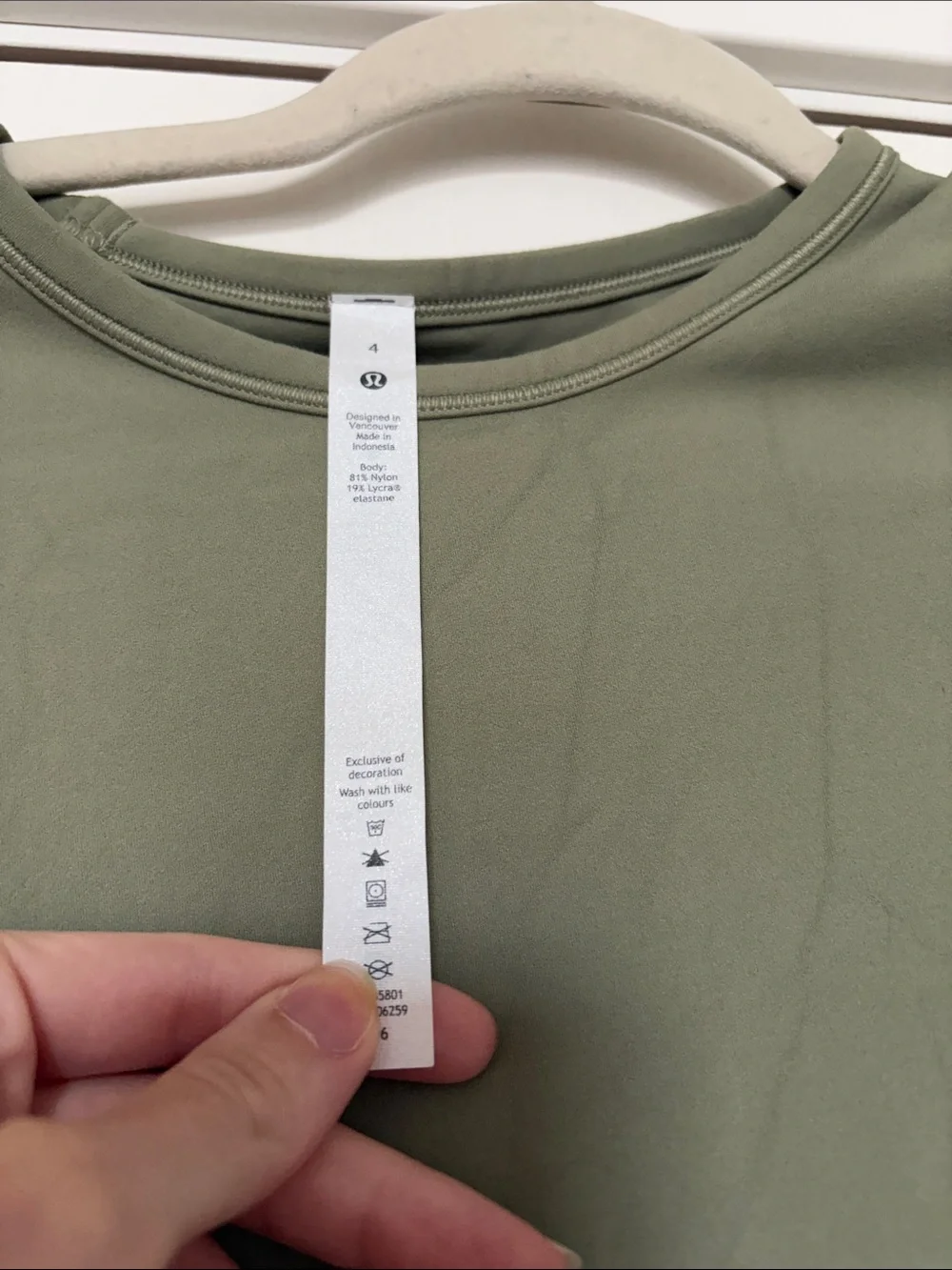 Olive Green Long Sleeve Women's Top Lululemon